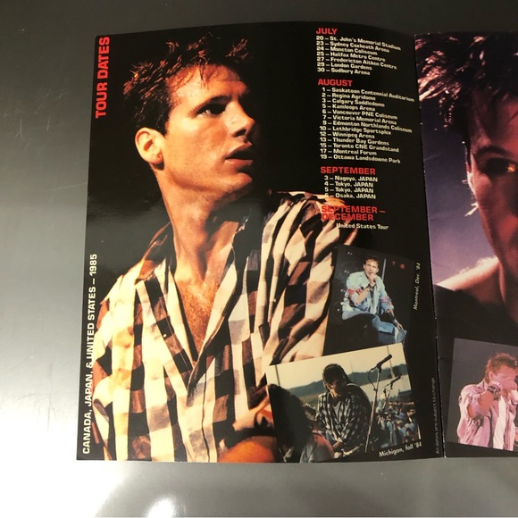 Corey Hart - Concert 🎵 Program - 1985 Who wears their sunglasses at night 😎 - Picture 5 of 7